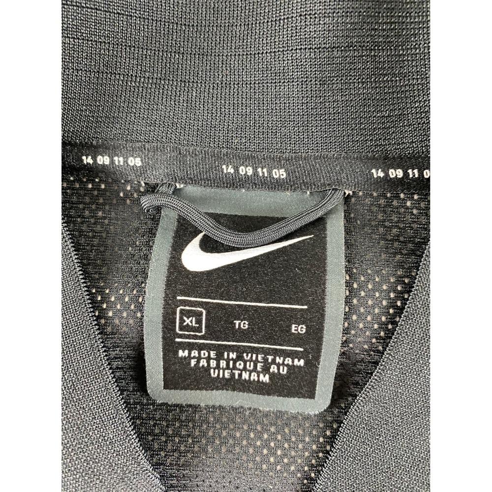 Nike Tech Pack Men XL Bomber Jacket Grey Grid Full Zip Textured Sportswear Coat - Picture 4 of 16